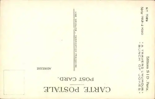 Künstler Ak Mich, Why don't you work instead of begging