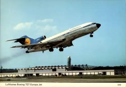 Ak Deutsches Passagierflugzeug, Lufthansa, Boeing 727 Europa Jet