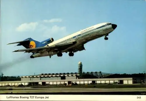 Ak Deutsches Passagierflugzeug, Lufthansa, Boeing 727 Europa Jet