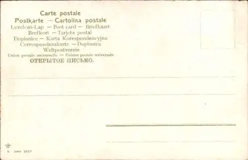 Künstler Ak Jockeys zu Pferde