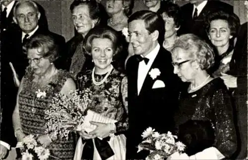 Ak Prinzessin Beatrix der Niederlande, Prinzgemahl Claus von Amsberg, Aufgebotsbestellung 17.02.1966