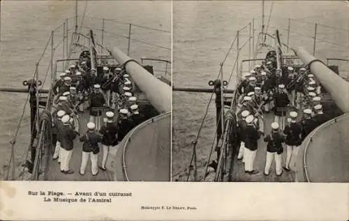 Stereo Ak Sur la Plage, Avant d'un cuirassé, La Musique de l'Amiral