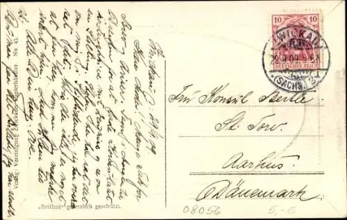 Passepartout Ak Zwickau in Sachsen, Hauptmarkt