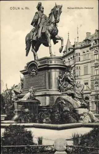 Ak Köln am Rhein, Kaiser Wilhelm-Denkmal