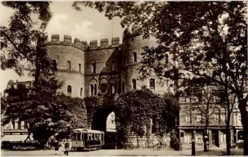 Ak Köln am Rhein, Hahnentor, Straßenbahn