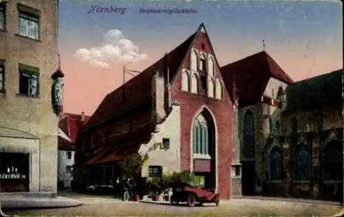 Ak Nürnberg in Mittelfranken Bayern, Bratwurstglöcklein