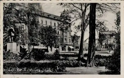 Ak Eberswalde, Skagerrakplatz, Danckelmanndenkmal