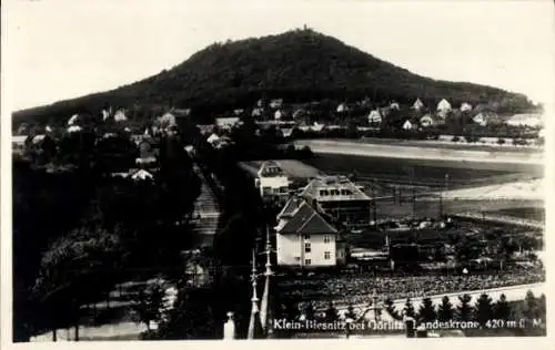 Ak Klein Biesnitz Görlitz in der Lausitz, Landeskrone