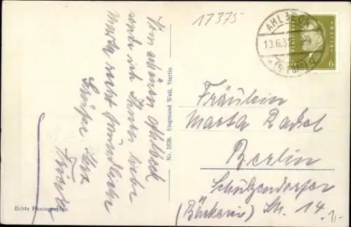 Ak Ostseebad Ahlbeck auf Usedom, Strandpanorama