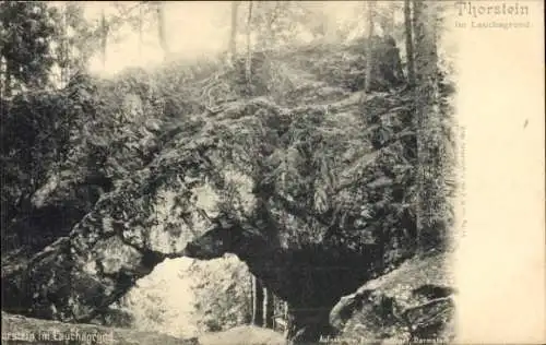 Ak Tabarz im Thüringer Wald, Massemühle im Lauchagrund, Massenmühle, Torstein