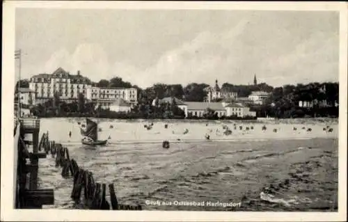 Ak Ostseebad Heringsdorf auf Usedom, Strand