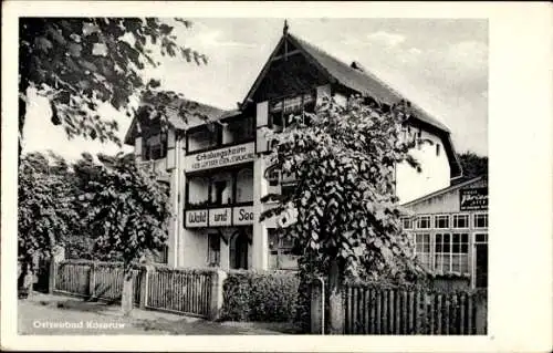 Ak Koserow an der Ostsee Usedom, Erholungsheim Wald und See, VEB Leipziger Eisenwerke