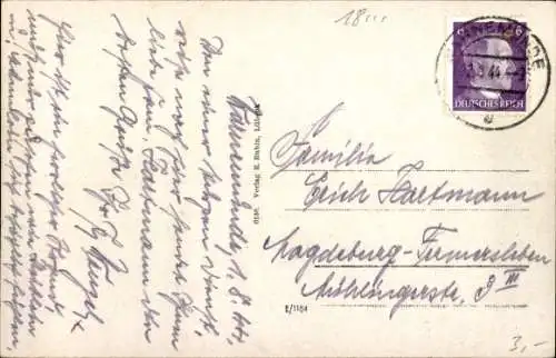 Ak Ostseebad Warnemünde Rostock, Bismarck Promenade