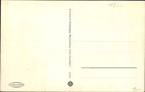 Ak Ostseebad Warnemünde Rostock, Mole bei Sturm