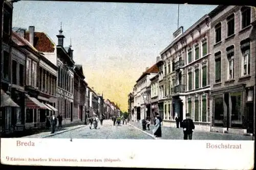 Ak Breda Nordbrabant Niederlande, Boschstraat