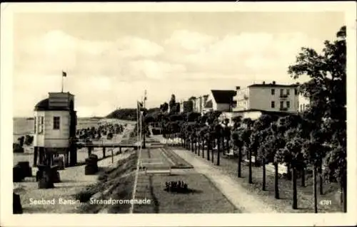 Ak Ostseebad Bansin auf Usedom, Strandpromenade