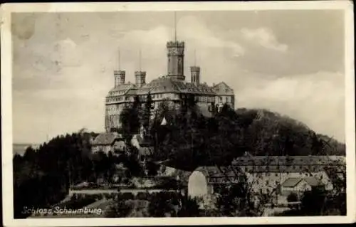 Ak Balduinstein an der Lahn, Schloss Schaumburg