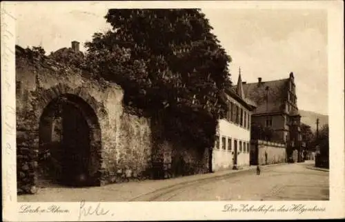 Ak Lorch im Rheingau Hessen, Der Hehnthof und das Hilgenhaus