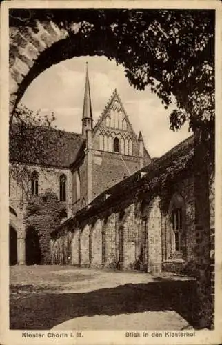 Ak Chorin in der Mark, Kloster Chorin, Klosterhof