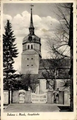 Ak Dahme in der Mark, Hauptkirche