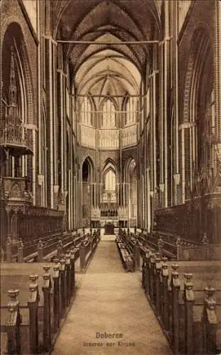 Ak Bad Doberan, Inneres der Kirche, Münster, Altar