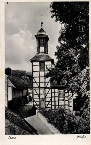 Ak Liepe an der Oder Kreis Barnim, Kirche