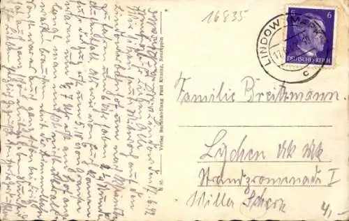 Ak Lindow in der Mark, Kirche