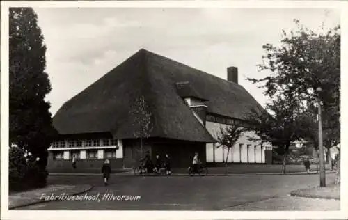 Ak Hilversum Nordholland Niederlande, Fabritius-Schule