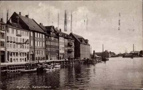 Ak København Kopenhagen Dänemark, Nyhavn