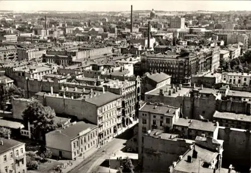 Ak Łódź Lodz Lodsch Polen, Panorama