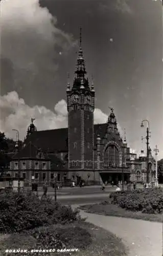 Ak Gdańsk Danzig, Gdańsk Główny, Bahnhof