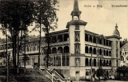 Ak Ostseebad Sellin auf Rügen, Strandhotel