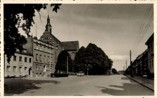 Foto Ak Bad Wilsnack in der Prignitz, Straße, Turm, Häuser