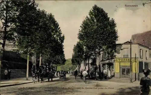 Ak Suresnes Hauts de Seine, Boulevard de Versailles