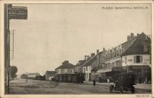 Ak Frankreich, Michelin Municipal Plate, Montlhery