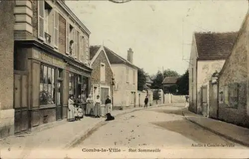 CPA Combs la Ville Seine et Marne, Rue Sommeville