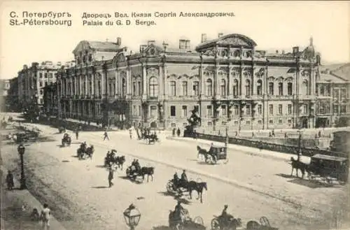 Ak St. Petersburg Russland, Palast Sergei Aleksandrowitsch