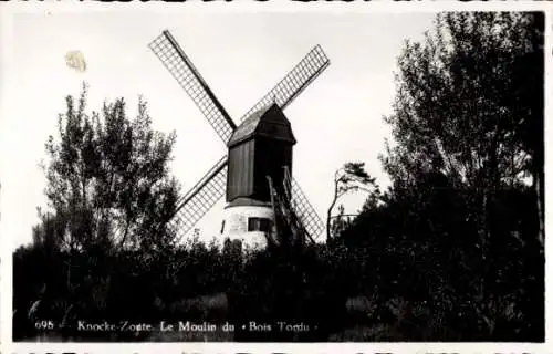 Ak Zoute Knokke Heist Heyst Knocke sur Mer Westflandern, Moulin du Bois Tordu