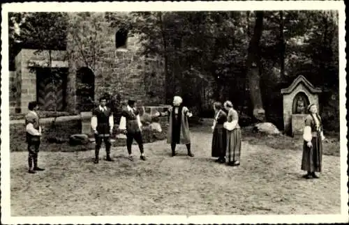 Ak Heessen Hamm in Westfalen, Waldbühne Heessen, 1951, Die Jungfrau von Orleans