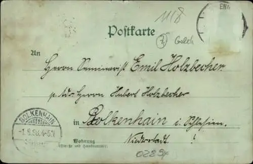 Mondschein Ak Reichenbach in der Oberlausitz, Marktplatz bei Nacht