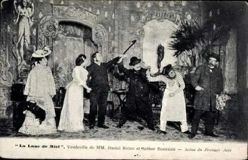 Ak Schauspieler, La Lune de Miel