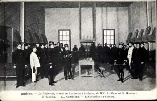 Ak Schauspieler, Ambigu, Männer in Uniform