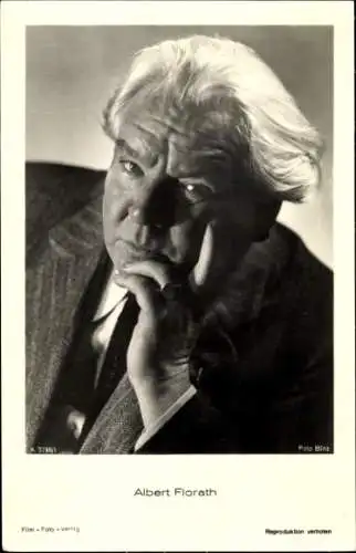 Ak Schauspieler Albert Florath, Portrait