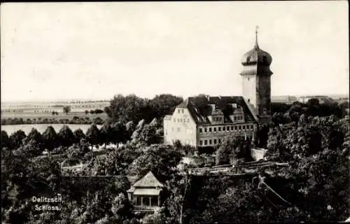 Ak Delitzsch in Sachsen, Schloss