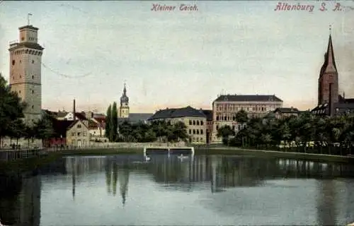 Ak Altenburg in Thüringen, Kleiner Teich, Kirche