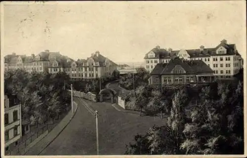 Ak Leisnig in Sachsen, Ehemalige König-Friedrich August-Kaserne