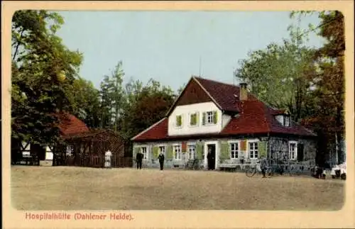 Ak Dahlen im Kreis Nordsachsen, Partie an der Hospitalhütte