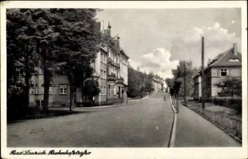 Ak Bad Lausick in Sachsen, Bahnhofstraße