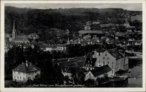 Ak Bad Kösen Naumburg an der Saale, Blick auf die Stadt vom Gradierwerk