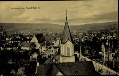 Ak Saalfeld an der Saale Thüringen, Gesamtansicht